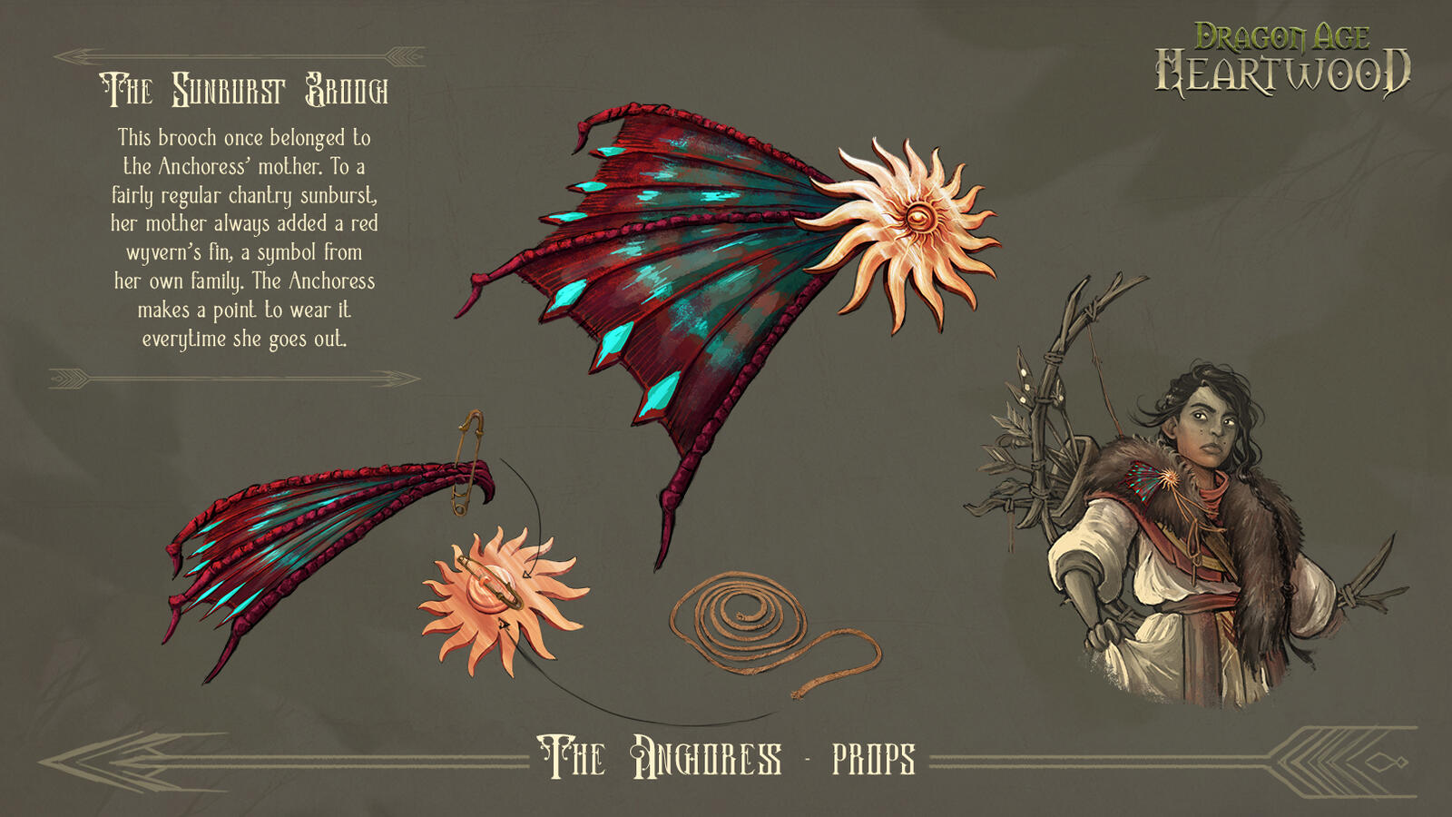 The Anchoress' Sunburst Brooch