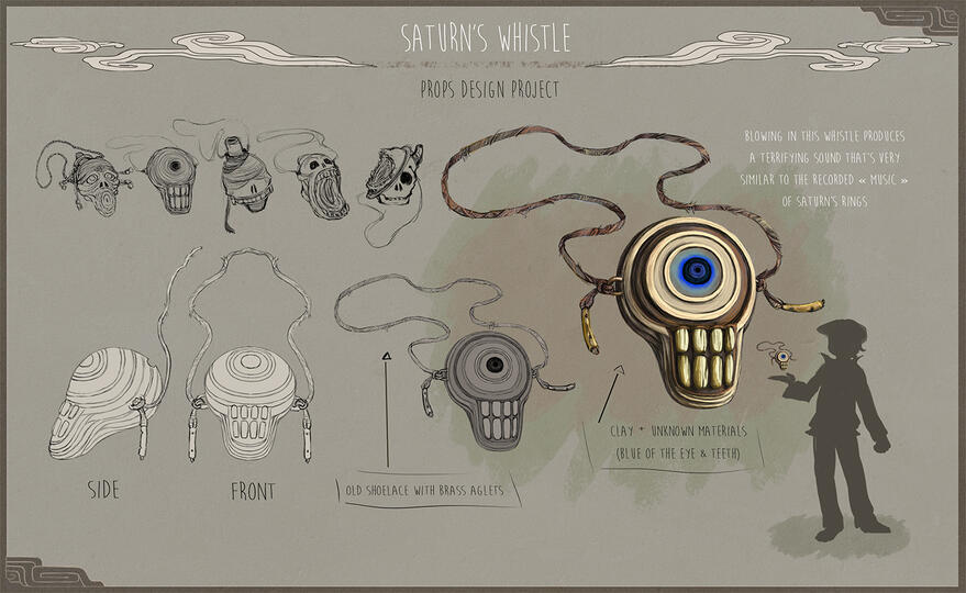 Props Design : Saturn's Whistle
