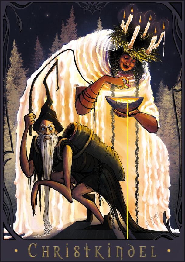 Illustration of Christkindel & Hans Trapp