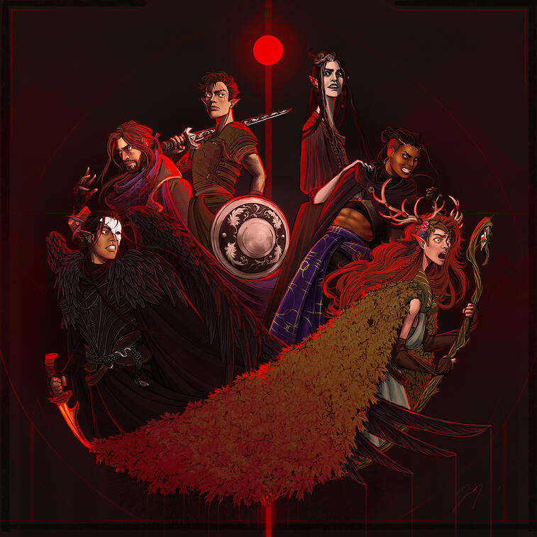 All Liam & Marisha's Characters - Critical Role Fanart