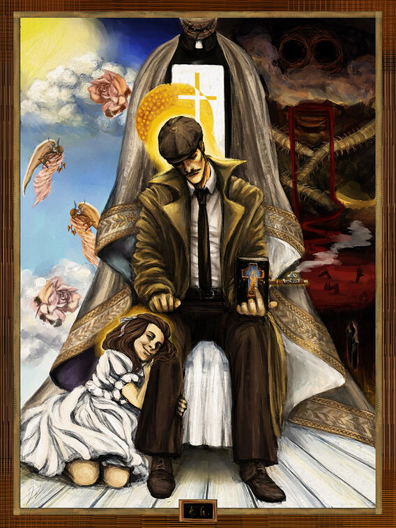 Arthur Green - Illustration in the style of Salvador Dali